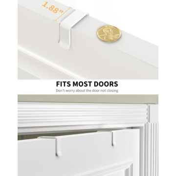 Moforoco 9-Tier Over the Door Pantry Organizer for Small Spaces