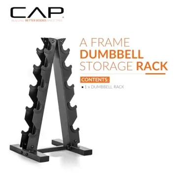 CAP Barbell Dumbbell Weight Rack for Home Gym Organization
