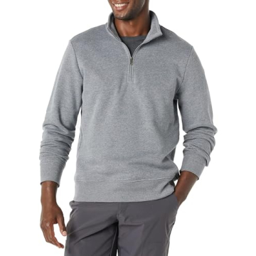 Comfortable Men's Quarter-Zip Sweatshirt for Casual Wear
