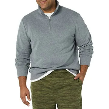 Comfortable Men's Quarter-Zip Sweatshirt for Casual Wear