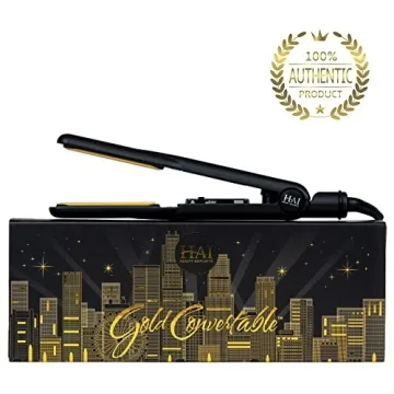 HAI Convertible Flat Iron for All Hair Types - Gold