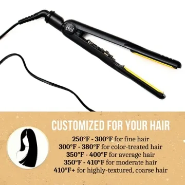 HAI Convertible Flat Iron for All Hair Types - Gold