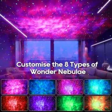 Galaxy Projector Night Light with Remote Control and Timer