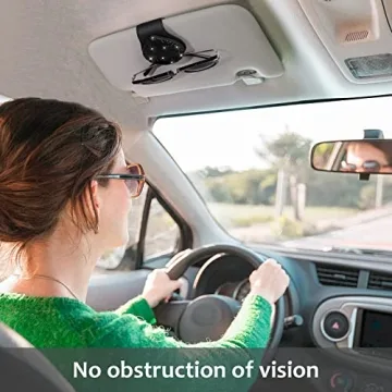 Bling Car Sunglass Holder - Stylish Eyeglass Clip