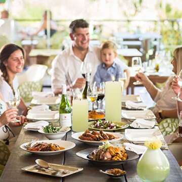 3 Pack Ivory 3" × 4" 6" 8" Pillar Candles, Unscented Column Candles for Home Restaurants Spa Church Weddings, Smokeless Dripless and Clean Burning Emergency Candles