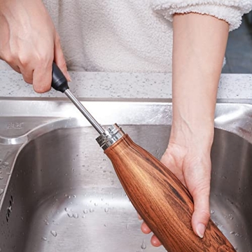 Purtribe Bottle Cleaning Brush with Replaceable Heads