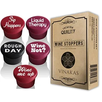 5 Funny Silicone Wine Stoppers – Durable and Unique Gifts for Wine Lovers
