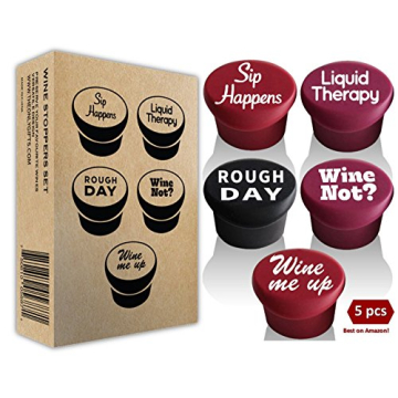 Funny Silicone Wine Stoppers – Perfect Gifts for Wine Lovers