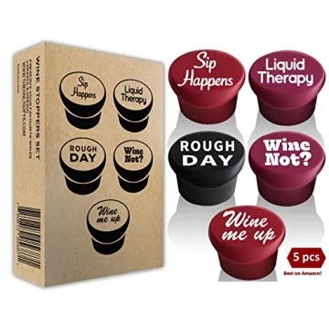 Funny Silicone Wine Stoppers – Perfect Gifts for Wine Lovers