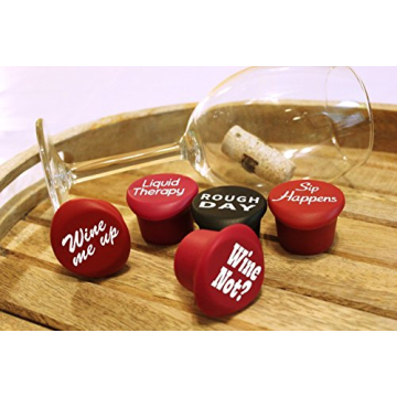 Funny Silicone Wine Stoppers – Perfect Gifts for Wine Lovers