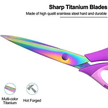 Craft Scissors Set of 3, Sharp Titanium Blades