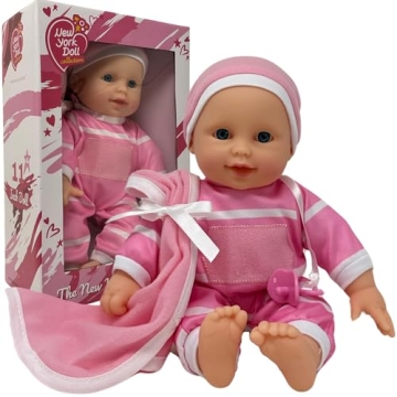 The New York Doll Collection 11 inch Soft Body Doll in Gift Box - Award Winner & Toy 11" Baby Doll (...