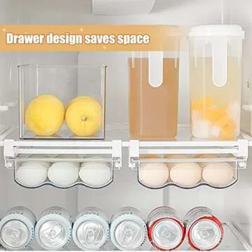 Space-Saving Egg Holder for Refrigerator Maximize Storage