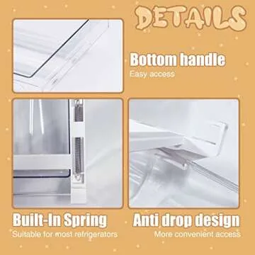 Space-Saving Egg Holder for Refrigerator Maximize Storage