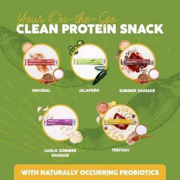 Paleovalley Grass Fed Jalapeno Beef Sticks - High Protein Snack