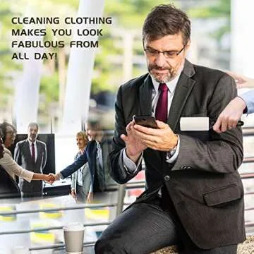 Lint Roller Pet Hair Remover Extra Sticky Rollers with Travel Mini Tape Roller for Clothes, Car Seat, Sofa -8 Count