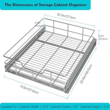 Pull Out Cabinet Organizer for Maximum Storage Space