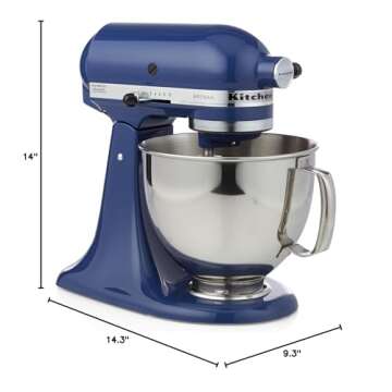 KitchenAid KSM150PSBW Artisan Series 5-Qt. Stand Mixer with Pouring Shield - Blue Willow