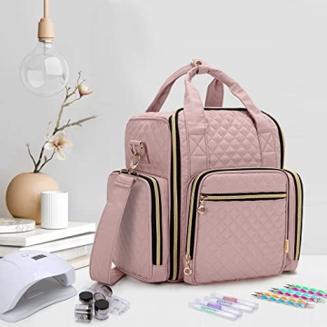 LUXJA Nail Polish Organizer for 72 Bottles and Tools