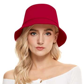 Unisex UV Protection Bucket Hat for Outdoor Adventures