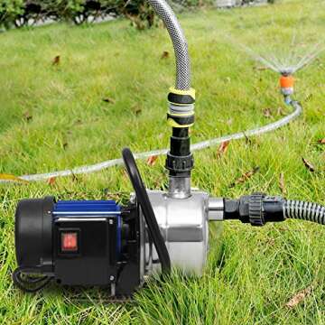 High-Efficiency Water Transfer Pump | 845 GPH Flow