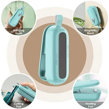 ODSD Mini Bag Sealer for Fresh Snacks All Ages