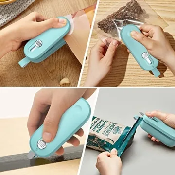 ODSD Mini Bag Sealer for Fresh Snacks All Ages