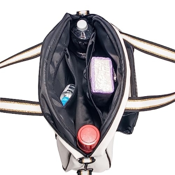 Stylish PU Leather Pickleball Tote with Adjustable Strap