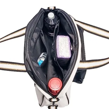 Stylish PU Leather Pickleball Tote with Adjustable Strap