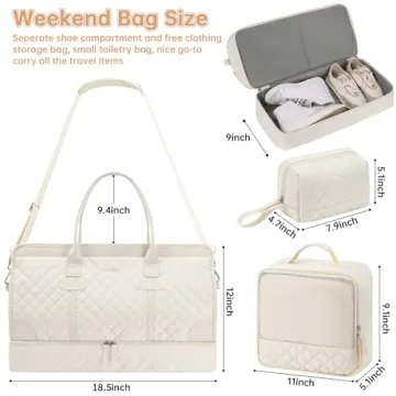 ETRONIK Women's Weekender Travel Duffle Bag