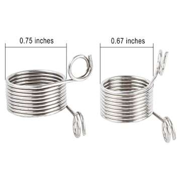 VinBee 6 Pack Knitting Crochet Loop Ring for Fingers 2 Size Crochet Ring Guide Finger Holder Knittin...