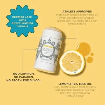 Lavanila Sport Luxe Deodorant - Aluminum Free, Vegan, Fresh Scent