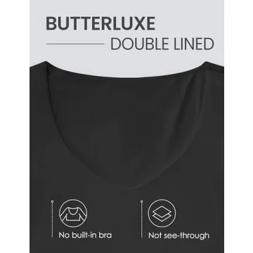 CRZ YOGA Butterluxe Double Lined Yoga Shirt Women V-Neck