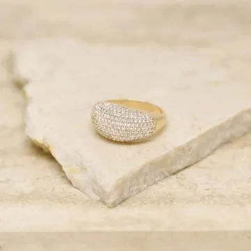 Ettika Gold Ring 18k Gold Plated Women’s Jewelry for Gifts