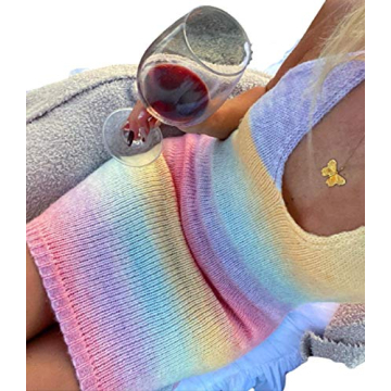 Women Sexy Dresses Bodycon Y2K Knitted Halter Neck Sleeveless Mini Dress Backless E Girl Party Beach...