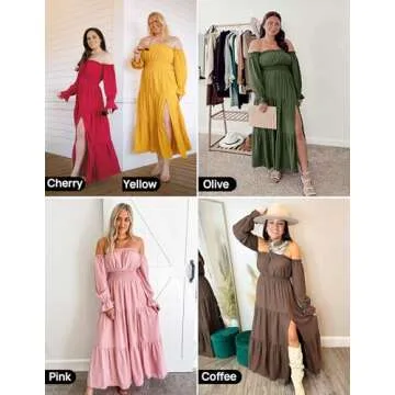 Stylish Off-Shoulder Maxi Dress for Women