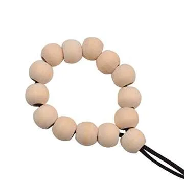 Jdesun 200 Pieces Wooden Beads, Natural Round Wood Loose Beads Wood Spacer 10mm Diameter and 3mm Hole