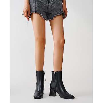 ZXHYZLZ Stylish Chunky Heels for Every Occasion