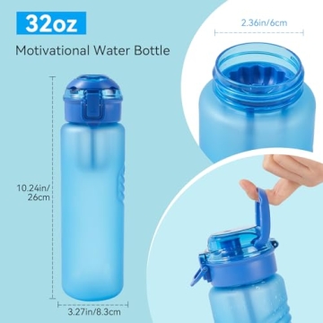 Kerilyn 32oz BPA Free Leakproof Water Bottle