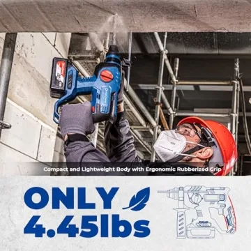 Powerful DongCheng Rotary Hammer Drill with 4 Modes and Battery