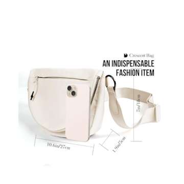 MEISEY Crescent Moon Bag - Fashionable Adjustable Nylon Bag