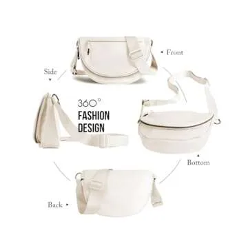 MEISEY Crescent Moon Bag - Fashionable Adjustable Nylon Bag