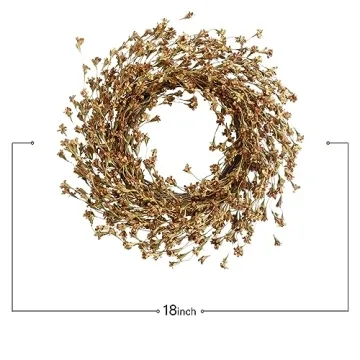 Buy TEMPUS Fall Forsythia Wreath for Autumn Decor