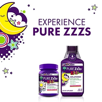 VICKS PURE Zzzs Kidz Melatonin Gummies for Better Sleep