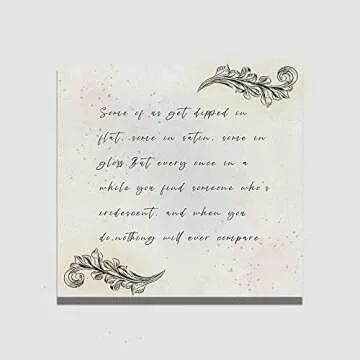 Long Vintage Retro Flower Clear Stamps for DIY Crafting