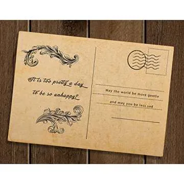 Long Vintage Retro Flower Clear Stamps for DIY Crafting