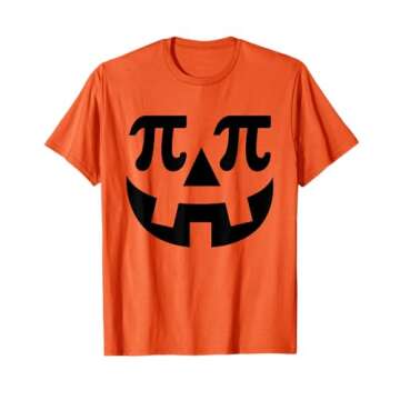 Pumpkin Pi Pie Shirt, Punny Halloween Costume, Math Pun T-Shirt