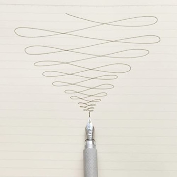 MUJI Aluminum Fountain Pen for Elegant Everyday Writing