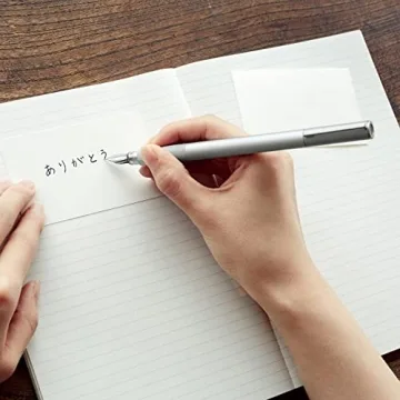MUJI Aluminum Fountain Pen for Elegant Everyday Writing