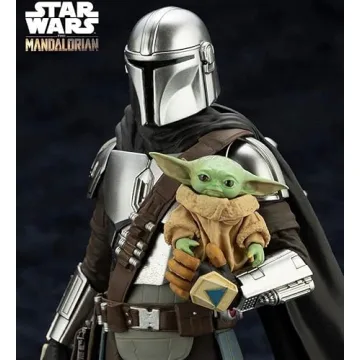 Kotobukiya Mandalorian & Grogu Statue Collectible Figure